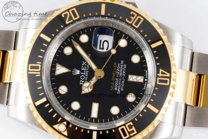 MiroTime 0127 Lightweight Sea-Dweller 126603 APF Best Edition Black Dial on SS YG Bracelet VR 2035